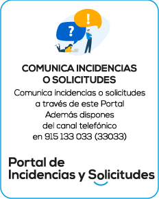 Comunica incidencias o solicitudes