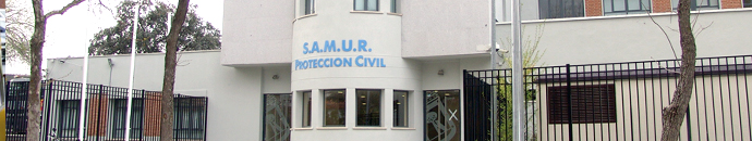 Fachada del edificio de SAMUR-Protección Civil