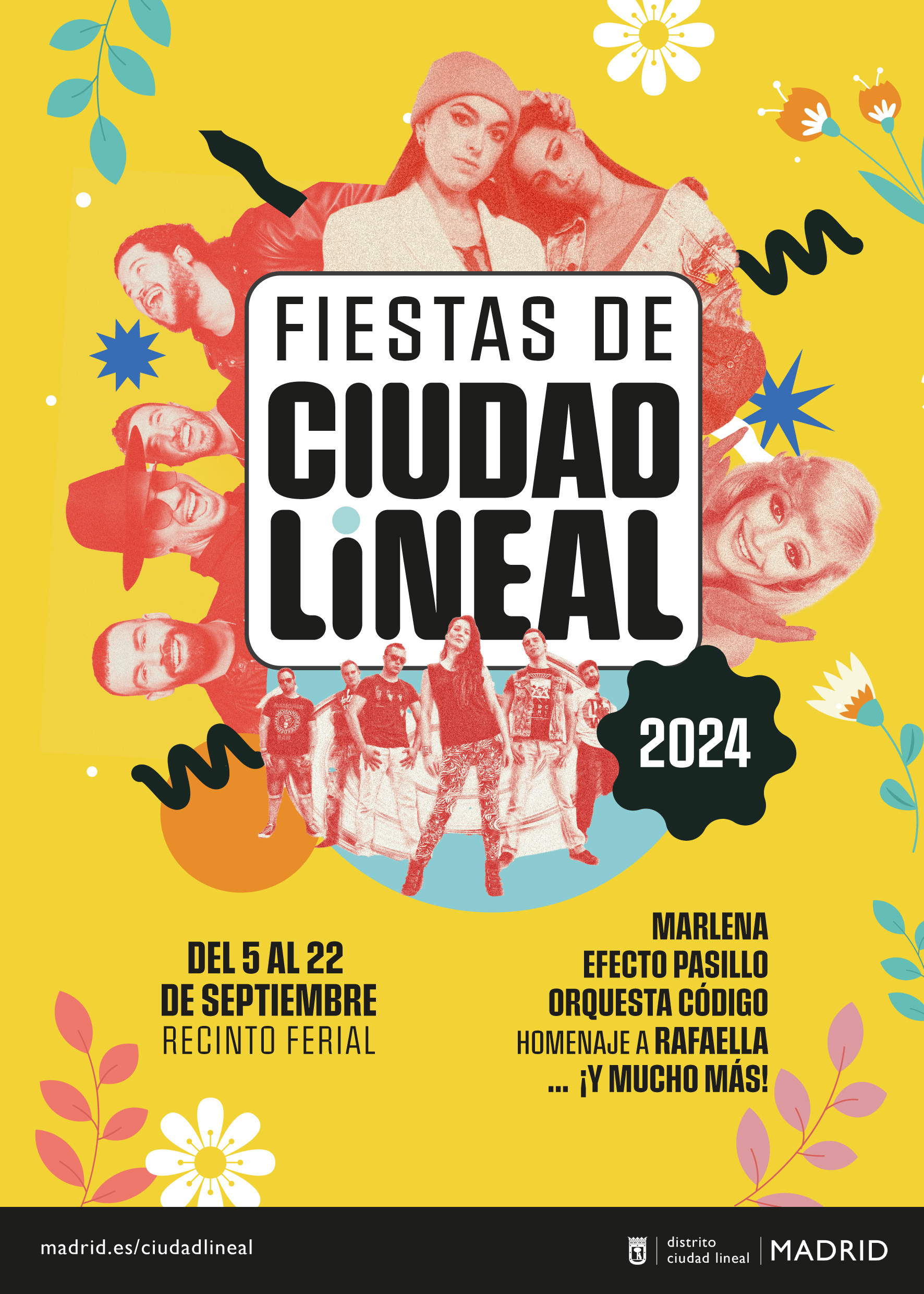 Cartel oficial de las fiestas del Distrito 2024