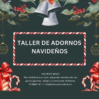 Taller de adornos navideños