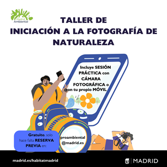 Taller presencial de Fotografía de Naturaleza