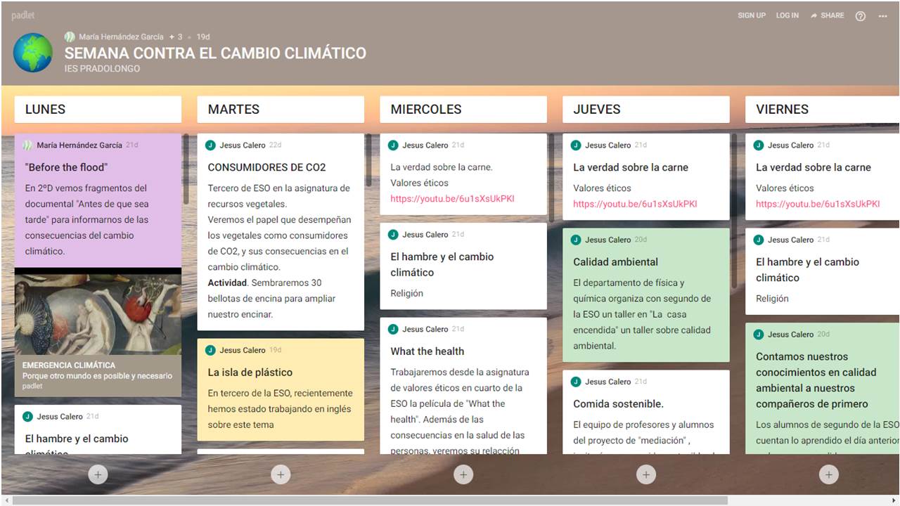 Emergencia Climática en el IES Pradolongo