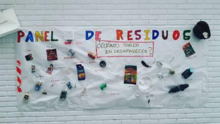 Panel de los residuos de la Senda