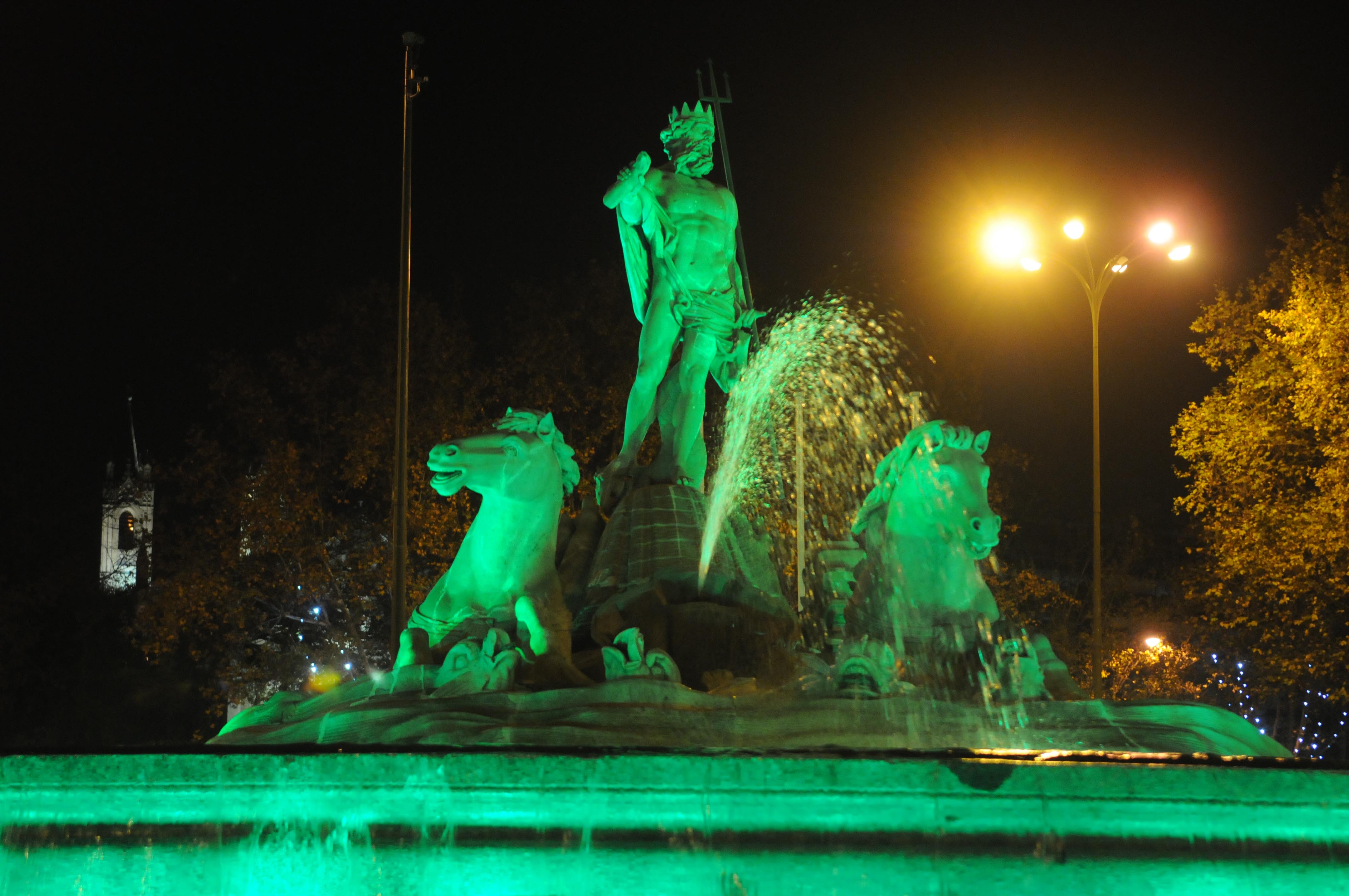 Neptuno Y Atocha Enganchadas Al Led Ayuntamiento De Madrid