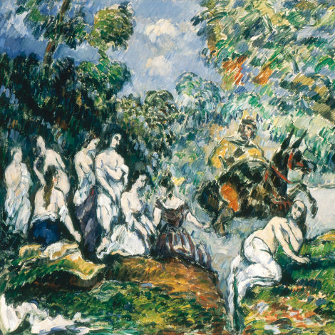 'Escena legendaria o Sancho en el agua', de Cézanne