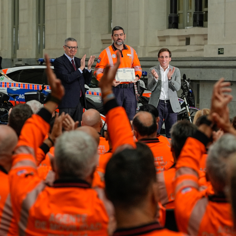 Acto institucional con motivo del 20º aniversario del Cuerpo de Agentes de Movilidad